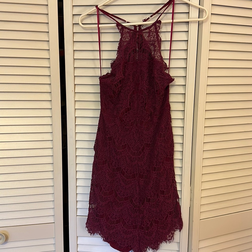 Free People Lace Mini Dress